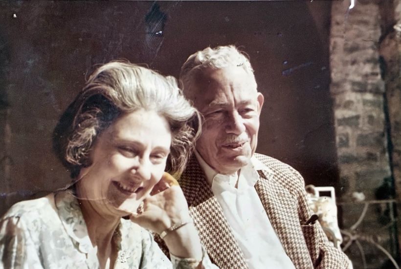 Diana and Brandon Barringer at “Ashwood” on Sunday, 13 April 1969.