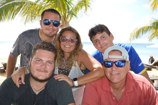 The five of us at Trattoria, August 2019.