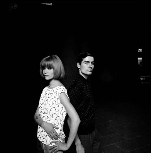 My father modelling with Veruschka, photographed by Alfa Castaldi in 1962. The pictures ran in a magazine and are still in Castaldi’s archive.