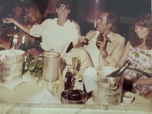 My father at Nepentha again, at the table.