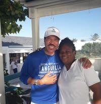Lionel Richie and Magda.