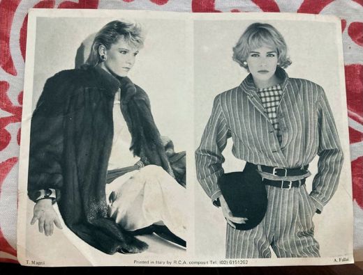 A composite. The girls trained at Hinchingham, then went to Milan to work for Fashion Model.