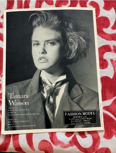 Tamara Watson — a Fashion Model composite.