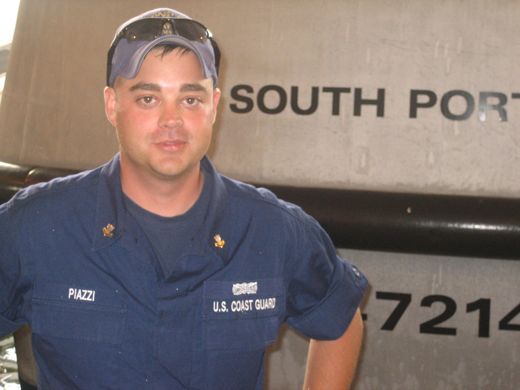 My brother Stefano in the Coast Guard, Portland, Maine, September 2006.